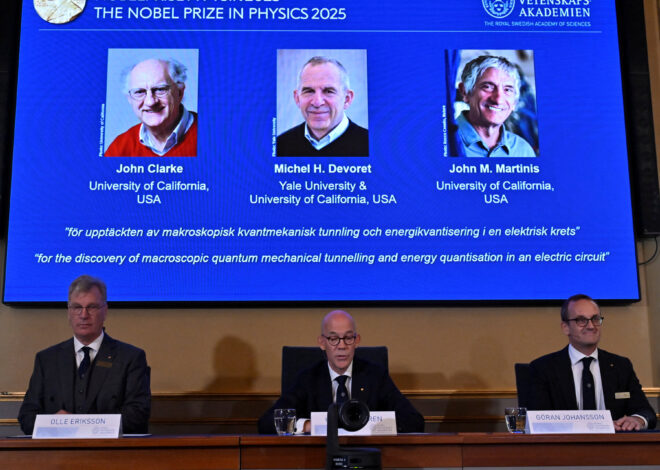 Nobel Prize in Physics Is Awarded for Work in Quantum Mechanics