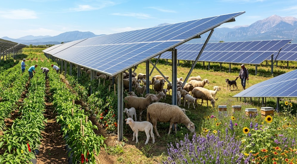 Agrivoltaics: How Solar Panels and Farming Can Share the Same Land